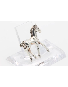 Broche contemporaine en argent 800 - - 4