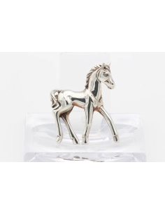 Broche contemporaine en argent 800 - - 1