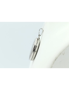 Pendentif porte-photo Années 70 en argent 835 - 3