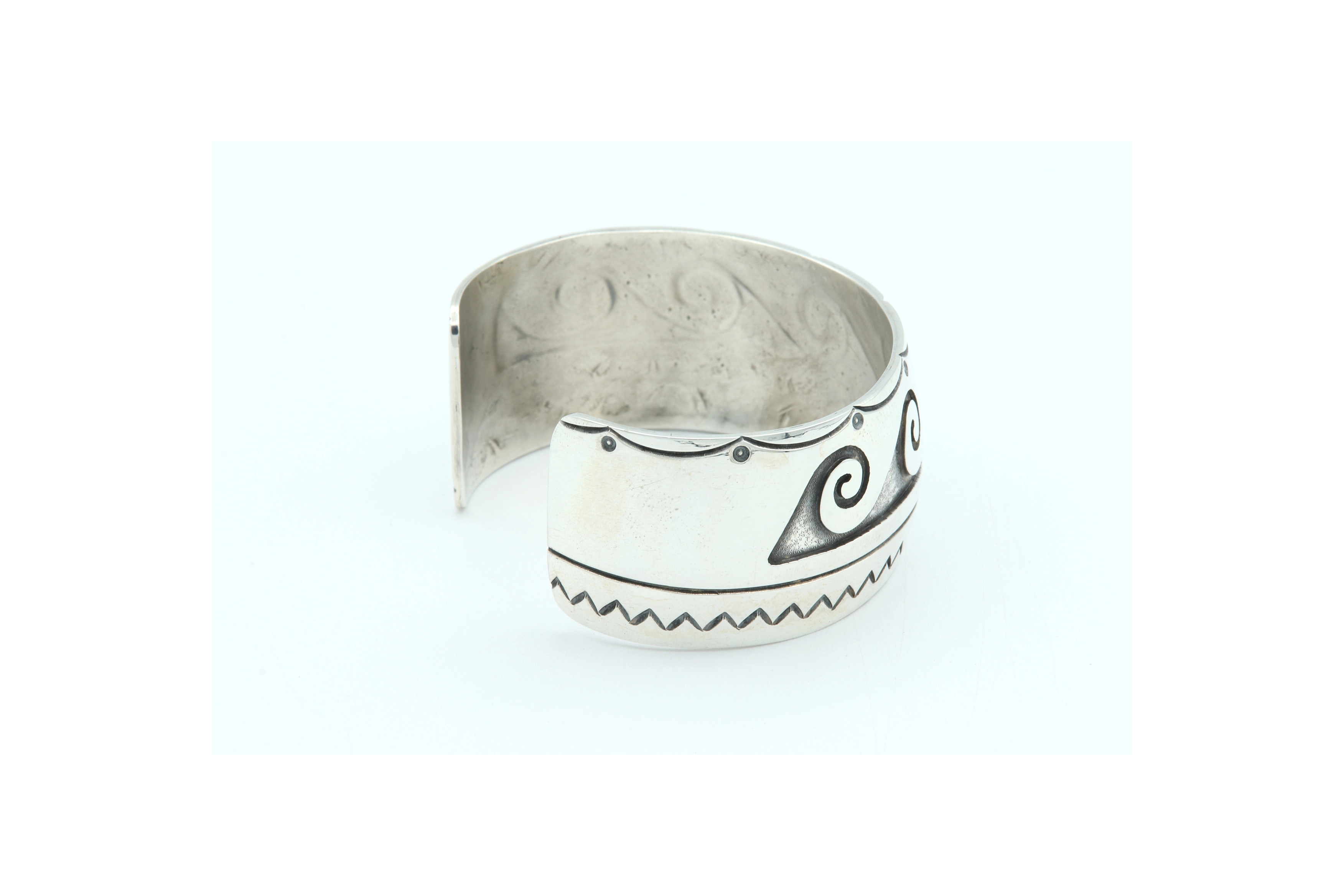 Bracelet esclave contemporain en argent - 5