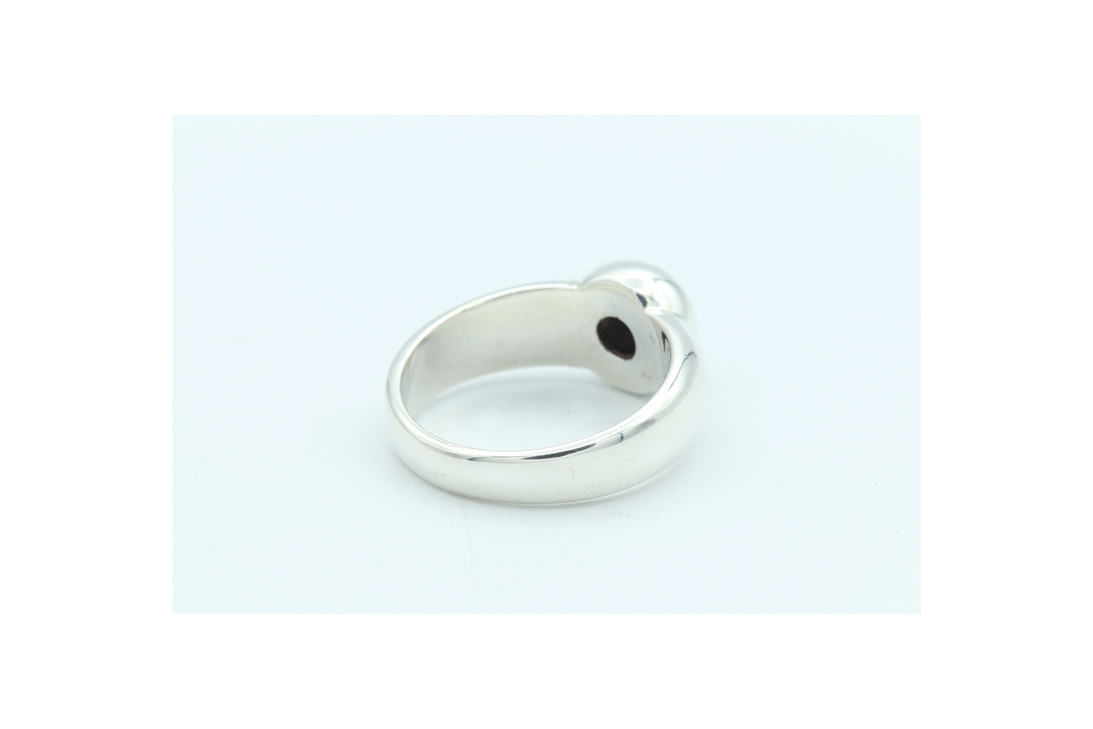 Bague contemporaine en argent 925 sertie de lapis lazuli - 5