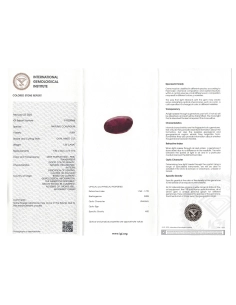 Bague contemporaine en or blanc 18 carats sertie d'un rubis (1.36 carat) - 10