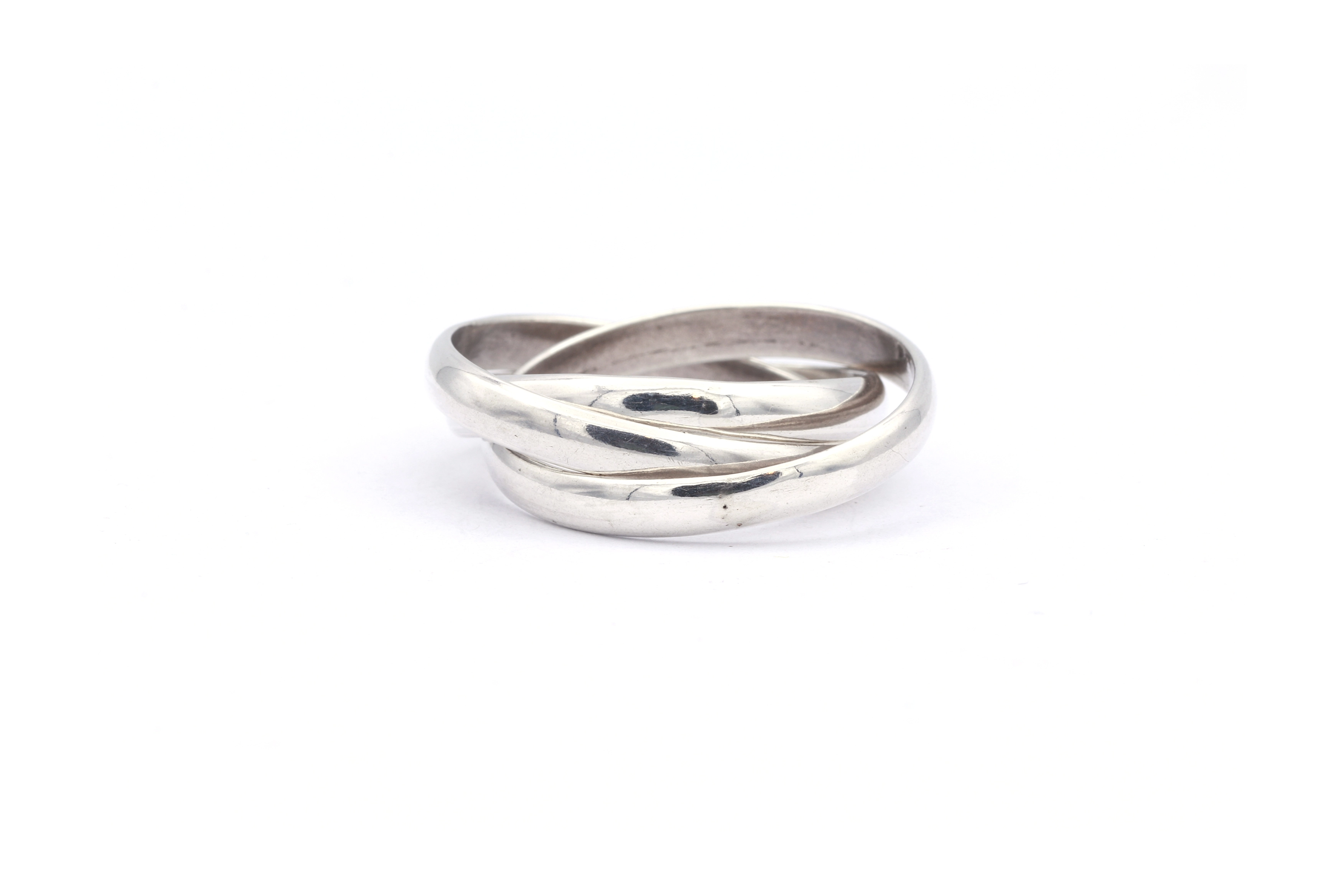Bague trilogie contemporaine en argent 925 - 4