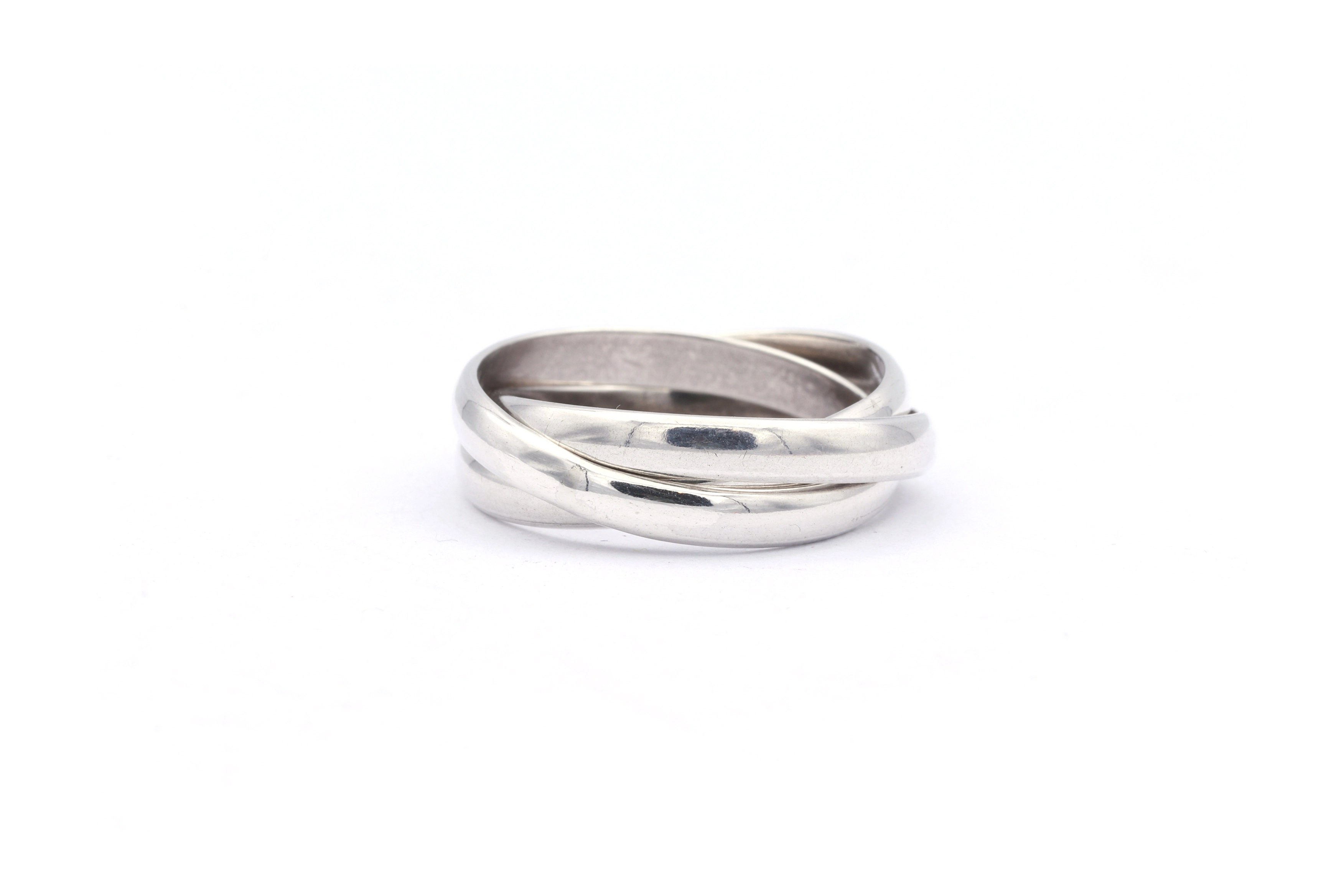 Bague trilogie contemporaine en argent 925 - 3