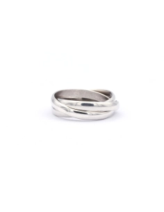 Bague trilogie contemporaine en argent 925 - 3