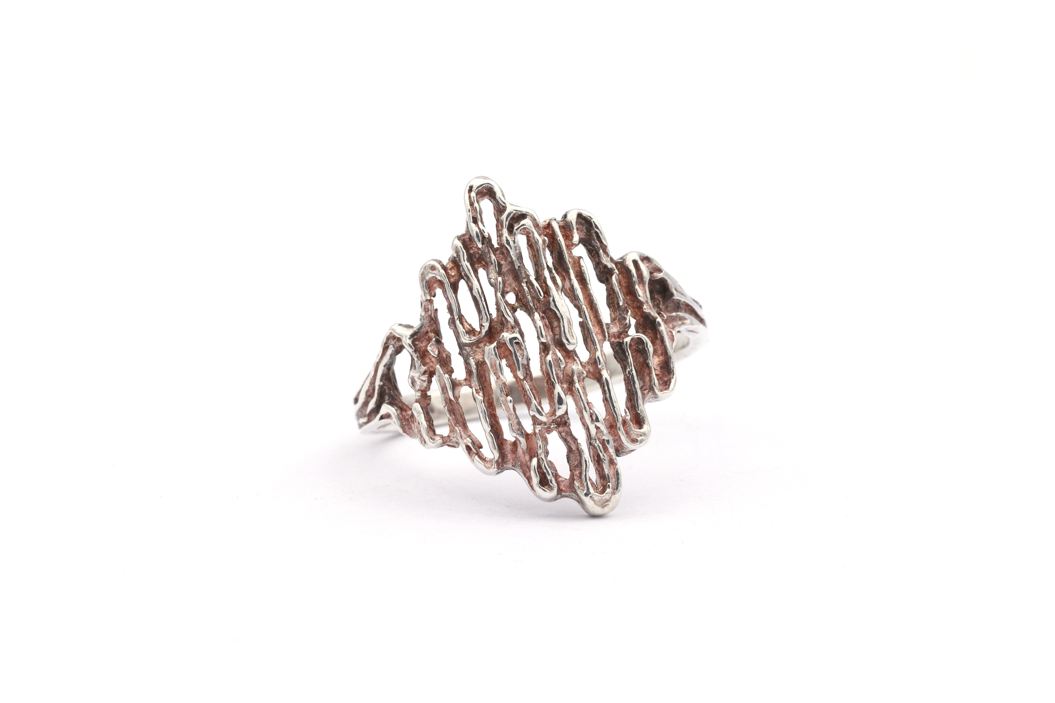 Bague Années 70 en argent 925 -  - 1