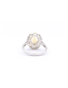 Bague contemporaine en argent 925 sertie de citrine - - 4