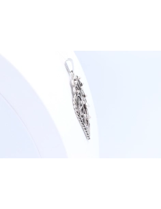 Pendentif contemporain en argent filigrané - 5
