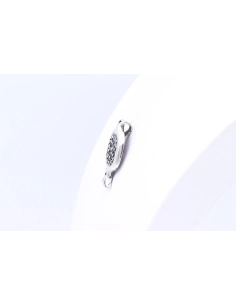 Pendentif contemporain en argent serti de rubis - 3
