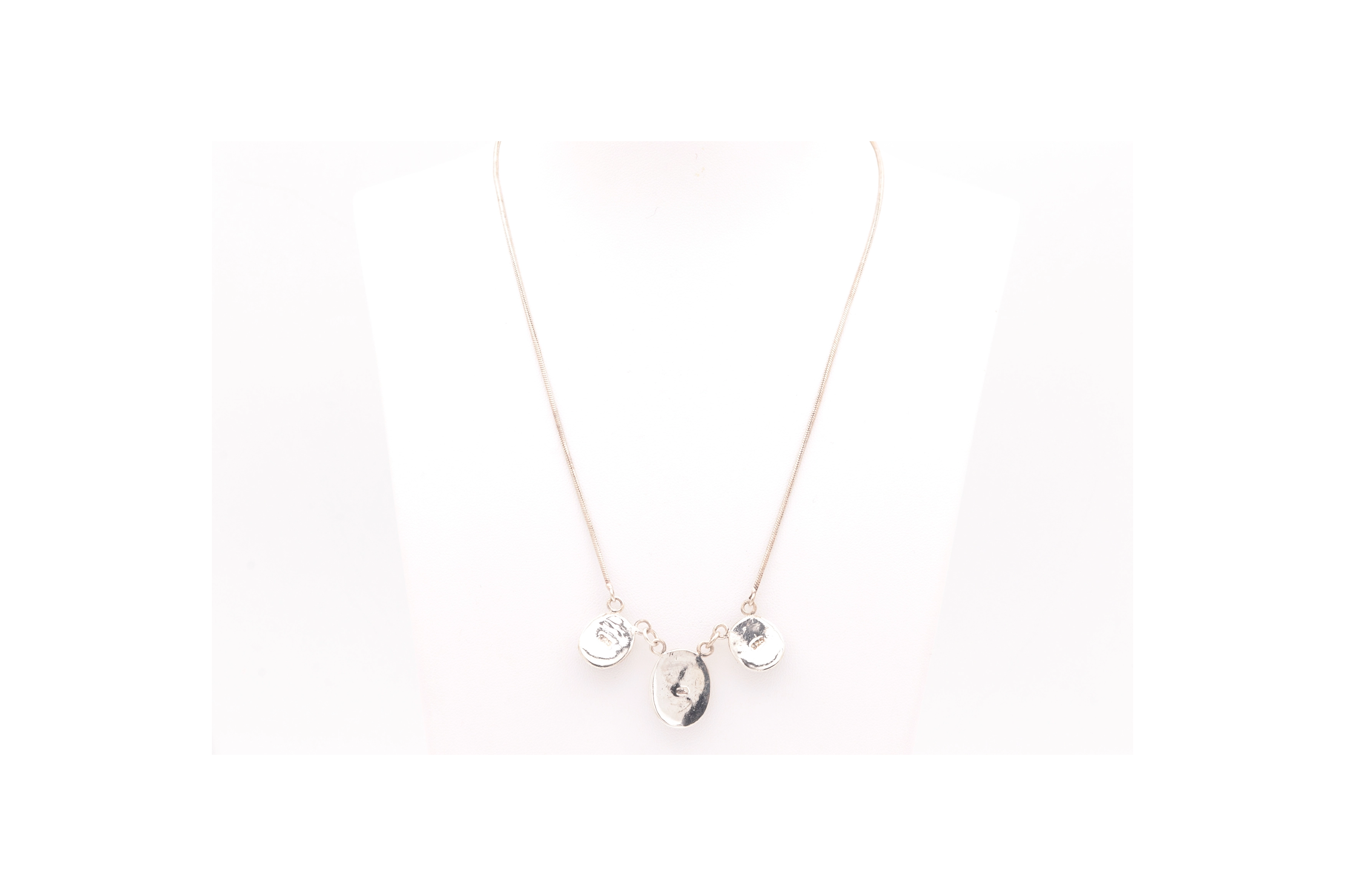 Collier contemporain en argent serti de malachite et de lapis lazuli - - 6