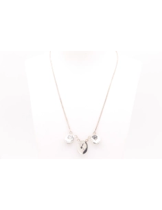 Collier contemporain en argent serti de malachite et de lapis lazuli - - 6