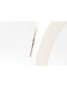 Pendentif Années 50 en argent serti de marcassites - 3