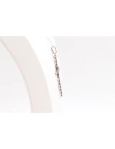 Pendentif Années 50 en argent serti de marcassites - 5