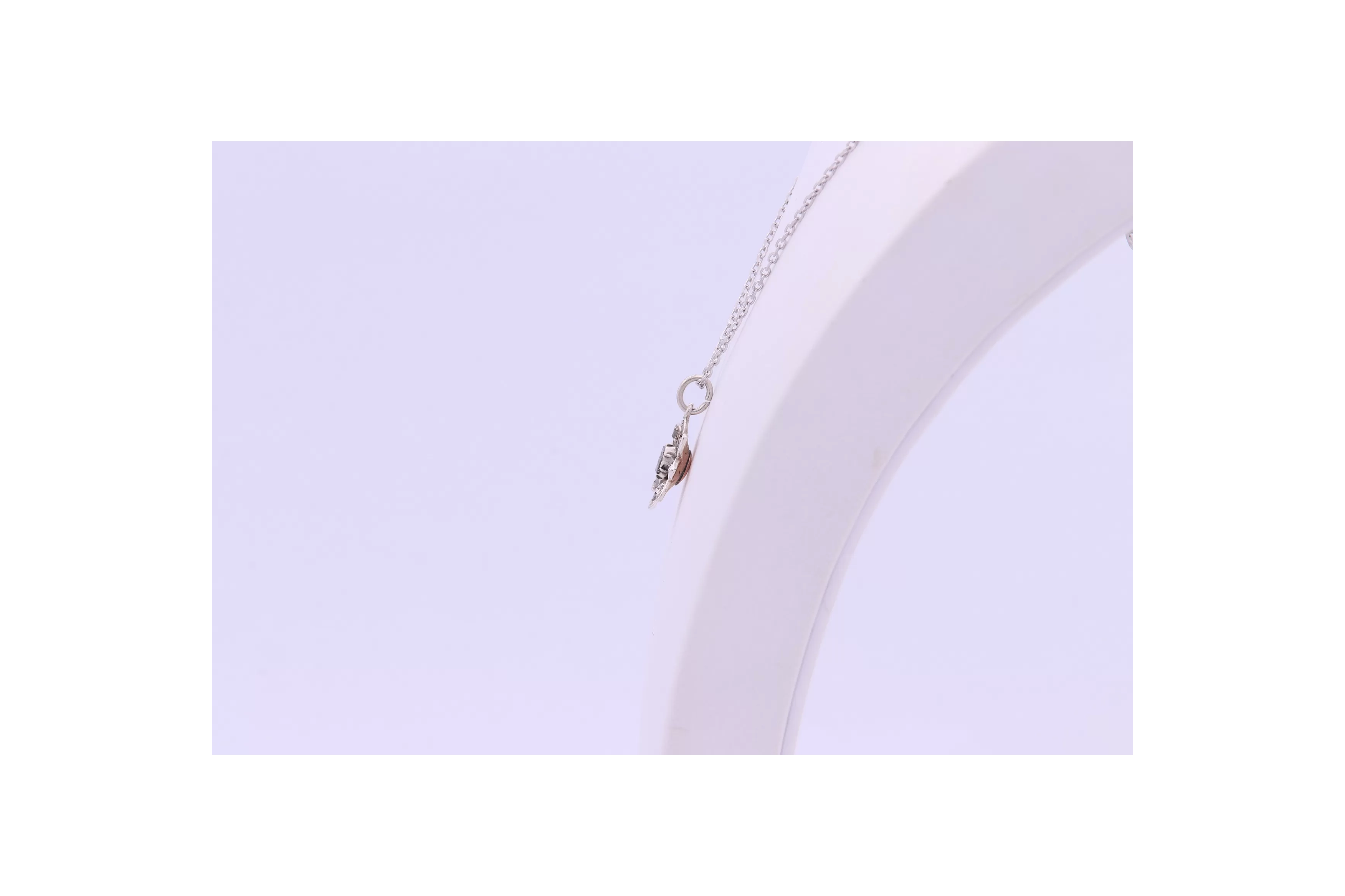 Pendentif Napoléon III en argent serti de diamants - 3