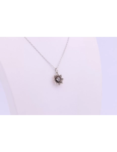 Pendentif Napoléon III en argent serti de diamants - 5