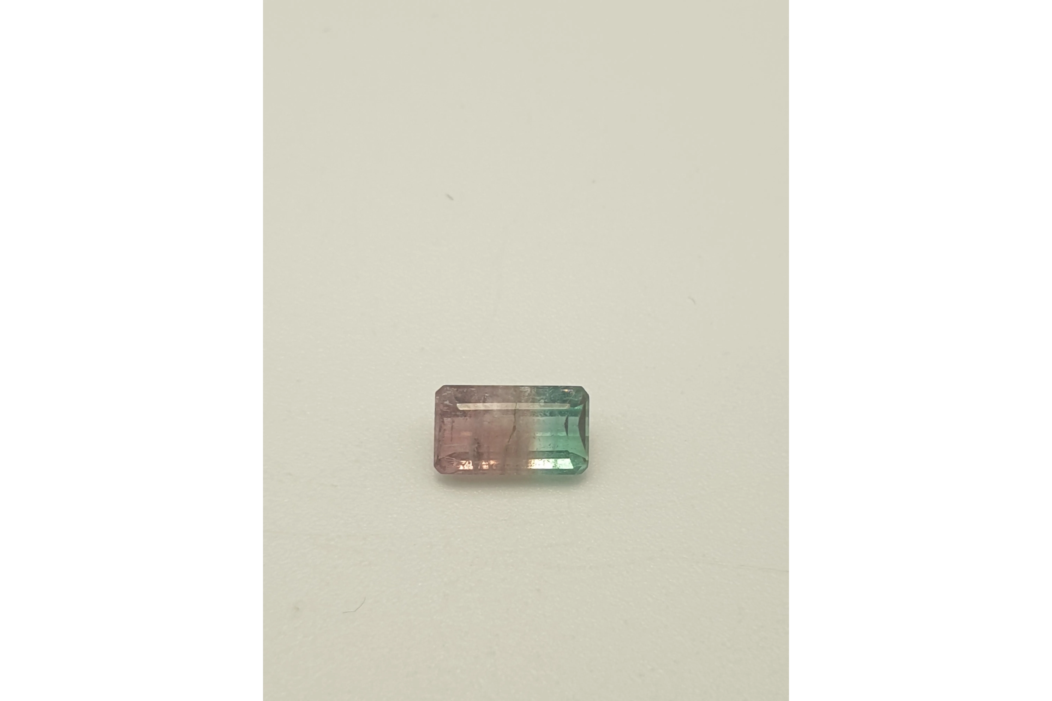 Tourmaline variété elbaite "watermelon" 1.25ct - 2
