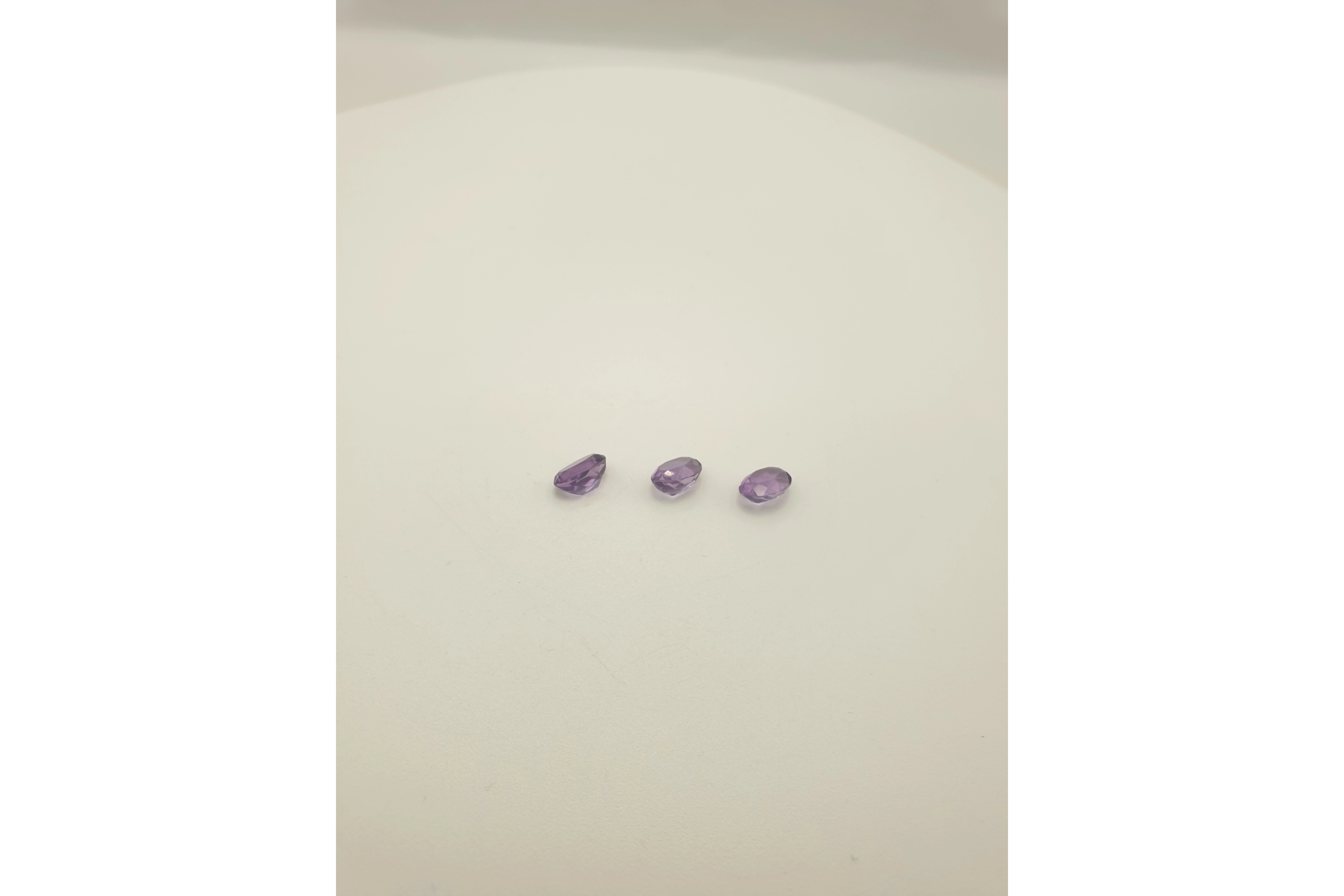 Lot de 3 Quartz variété améthyste 3.50 ct - - 4