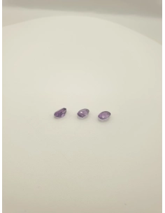 Lot de 3 Quartz variété améthyste 3.50 ct - - 4