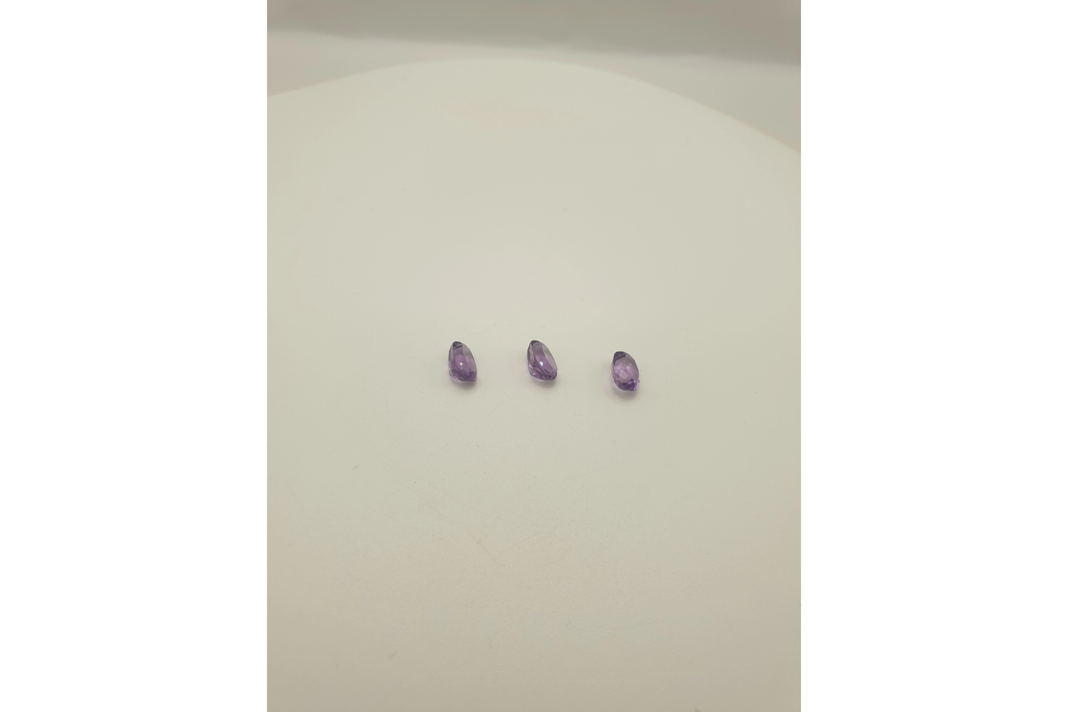 Lot de 3 Quartz variété améthyste 3.50 ct - - 6