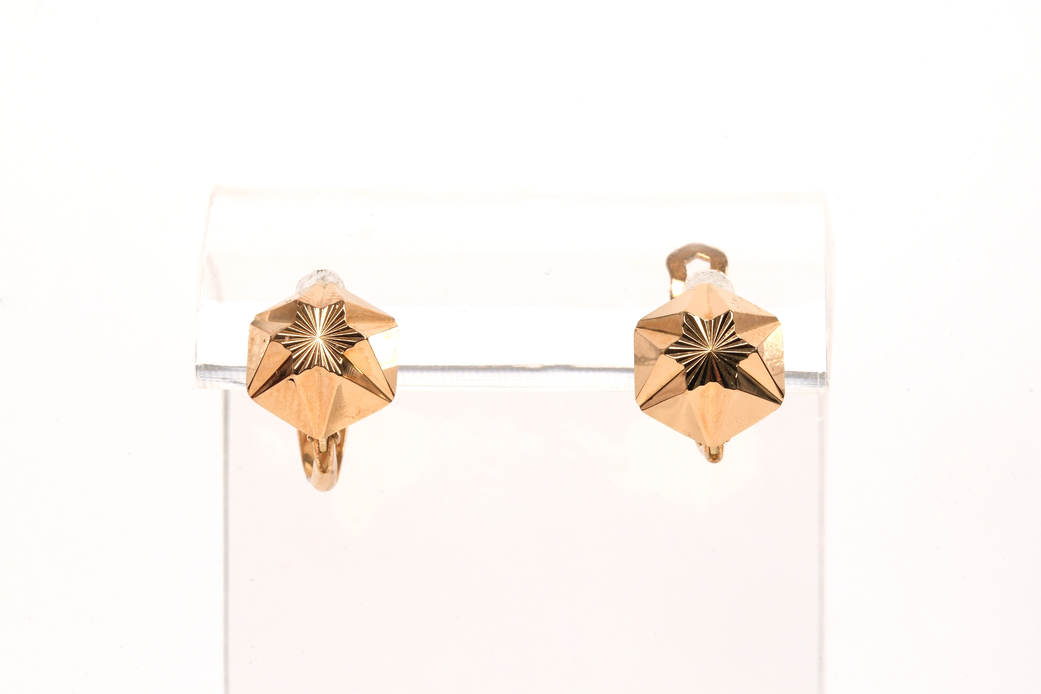 Boucles d'oreilles Art Déco en or jaune 18 carats - 3