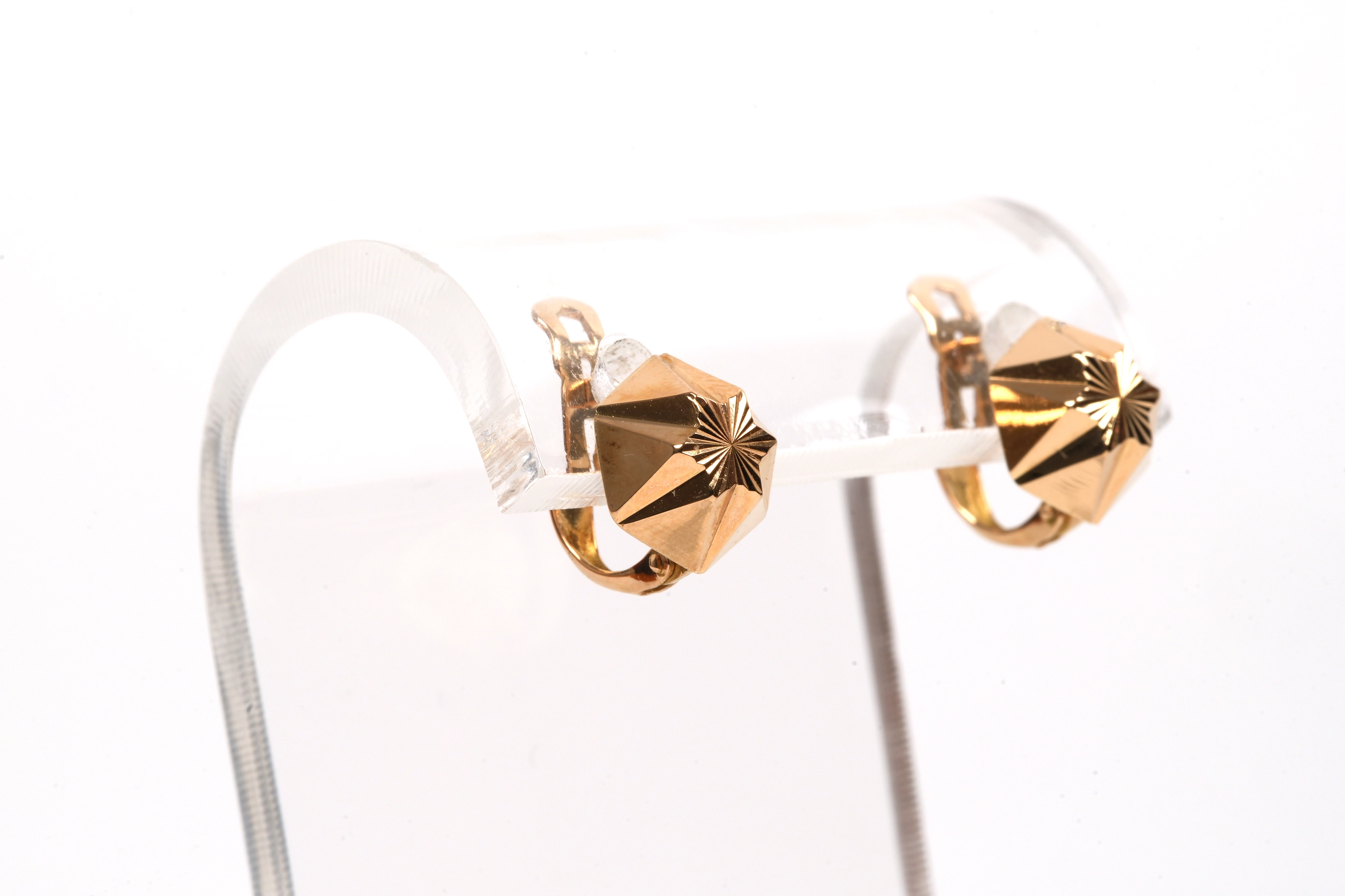 Boucles d'oreilles Art Déco en or jaune 18 carats - 7