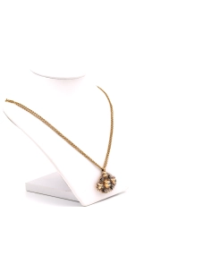 Collier Napoléon III en or jaune 18 carats et diamants "taille" rose - 3