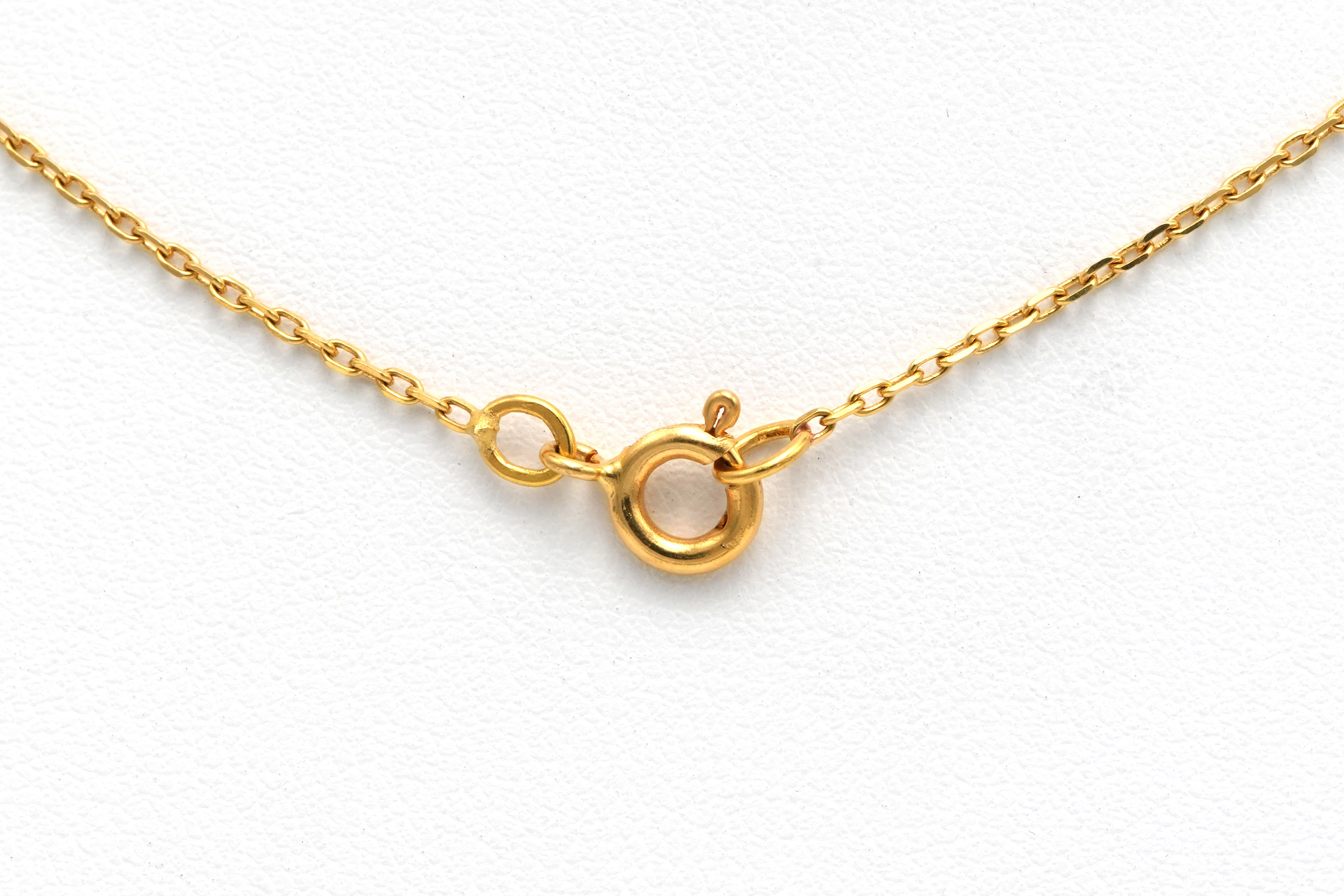 Collier Art Nouveau en or jaune 18 carats et perles - 5