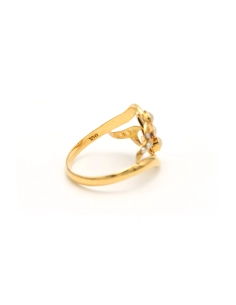 Bague Art Nouveau en or jaune 18 carats sertie de perles - - 5