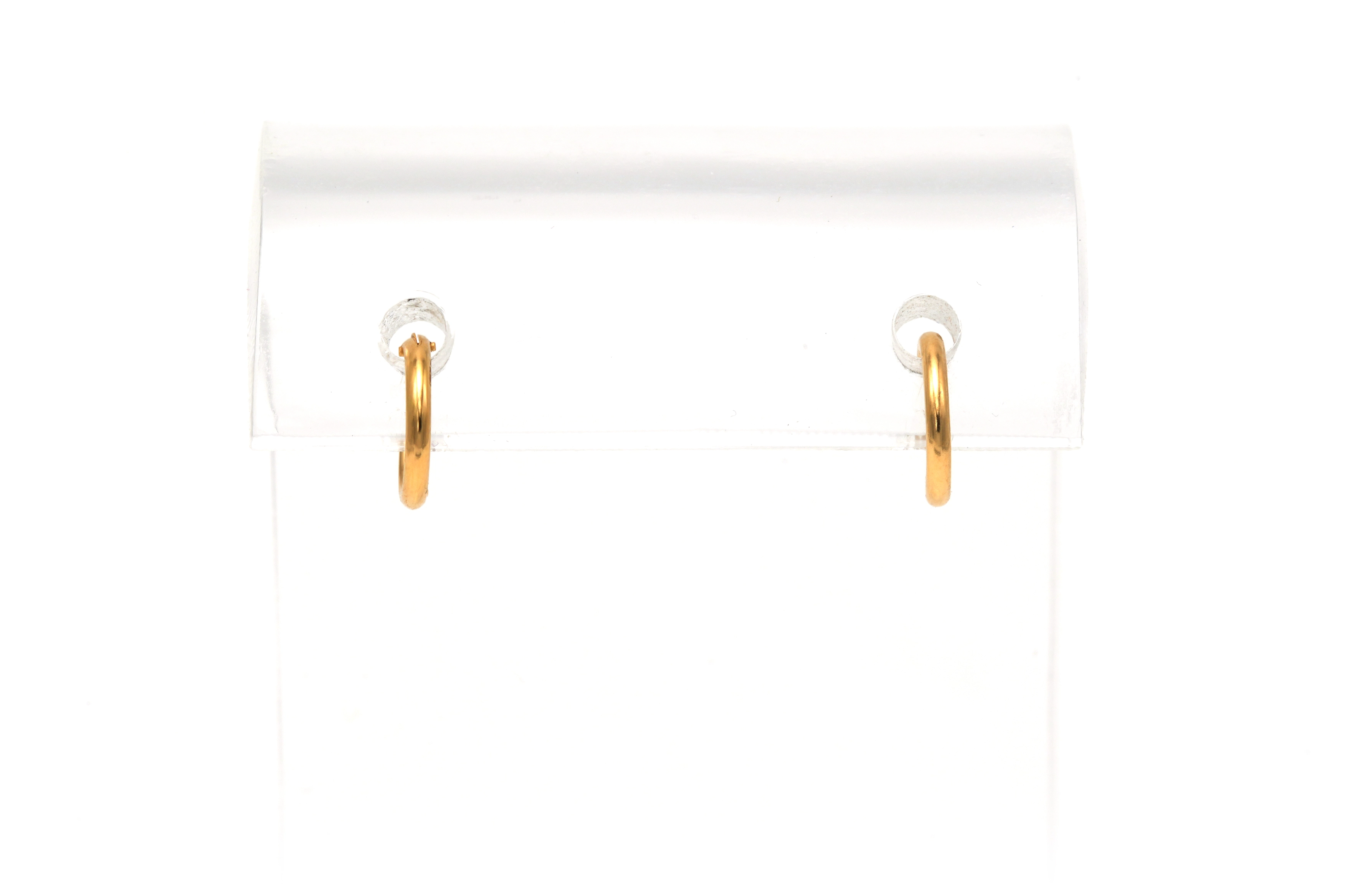 Boucles d'oreilles Contemporaines en or jaune 18 carats - 3