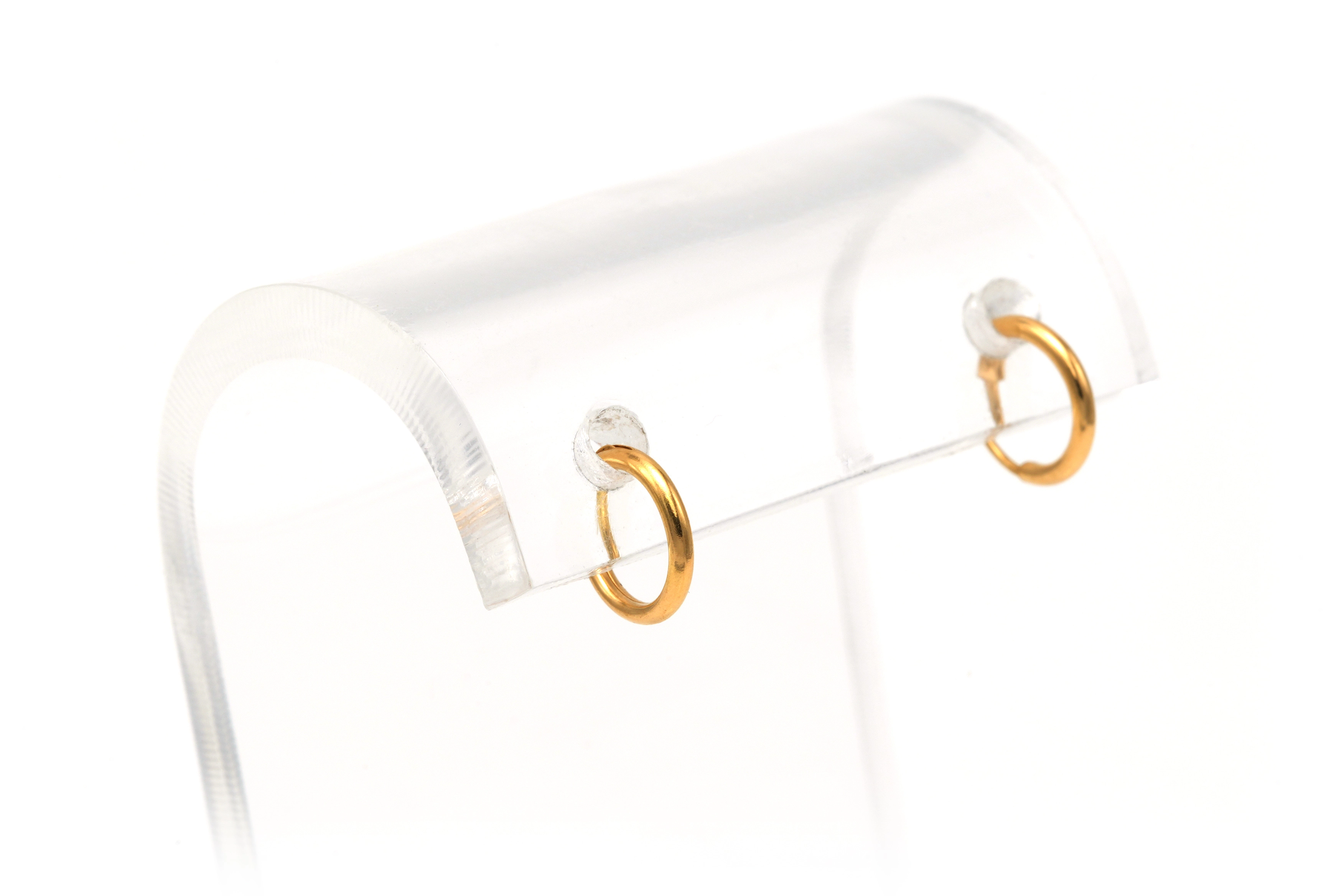 Boucles d'oreilles Contemporaines en or jaune 18 carats - 6