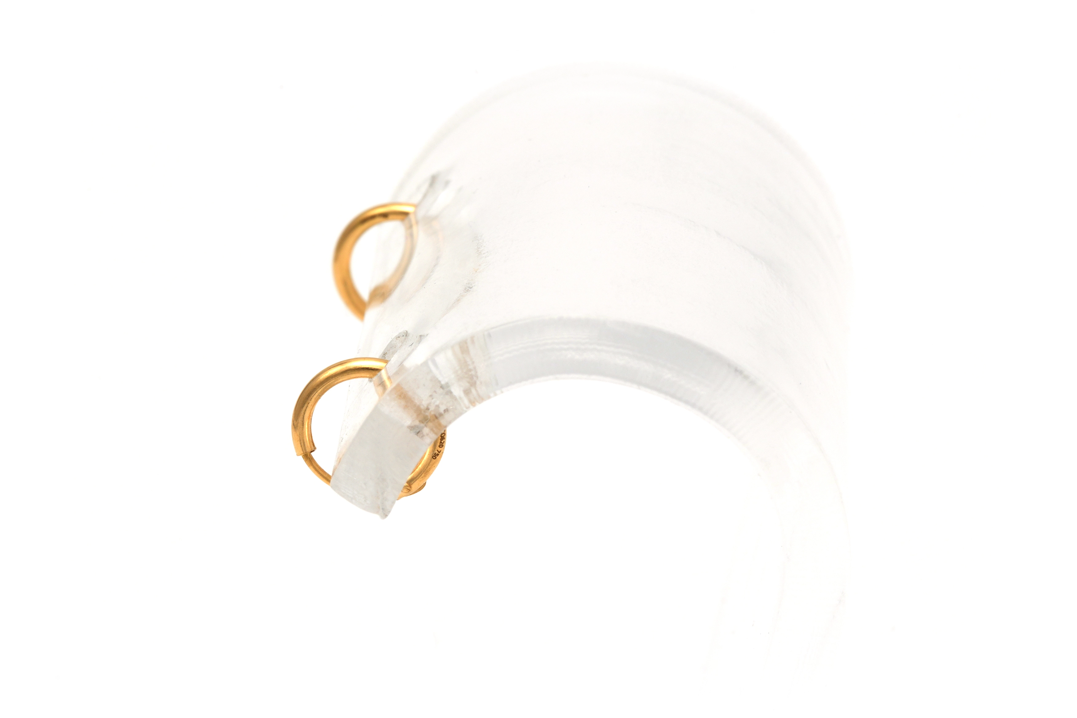 Boucles d'oreilles Contemporaines en or jaune 18 carats - 5