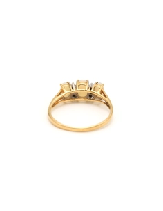 Bague contemporaine en or jaune 9 carats sertie d'opales et de diamants - - 4