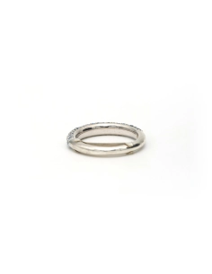 Bague contemporaine en argent 925, sertie de zirconiums bleus - 4