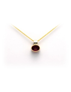 Pendentif contemporain en or jaune et blanc 18 carats serti de diamants d'une tourmaline d'excellent qualité - 4