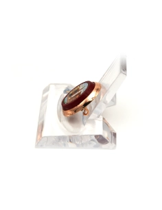 Broche Années 50 en or rose 18 carats et micro-mosaïque - - 3