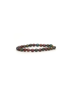 Bracelet contemporain en or jaune 18 carats et perles - - 2
