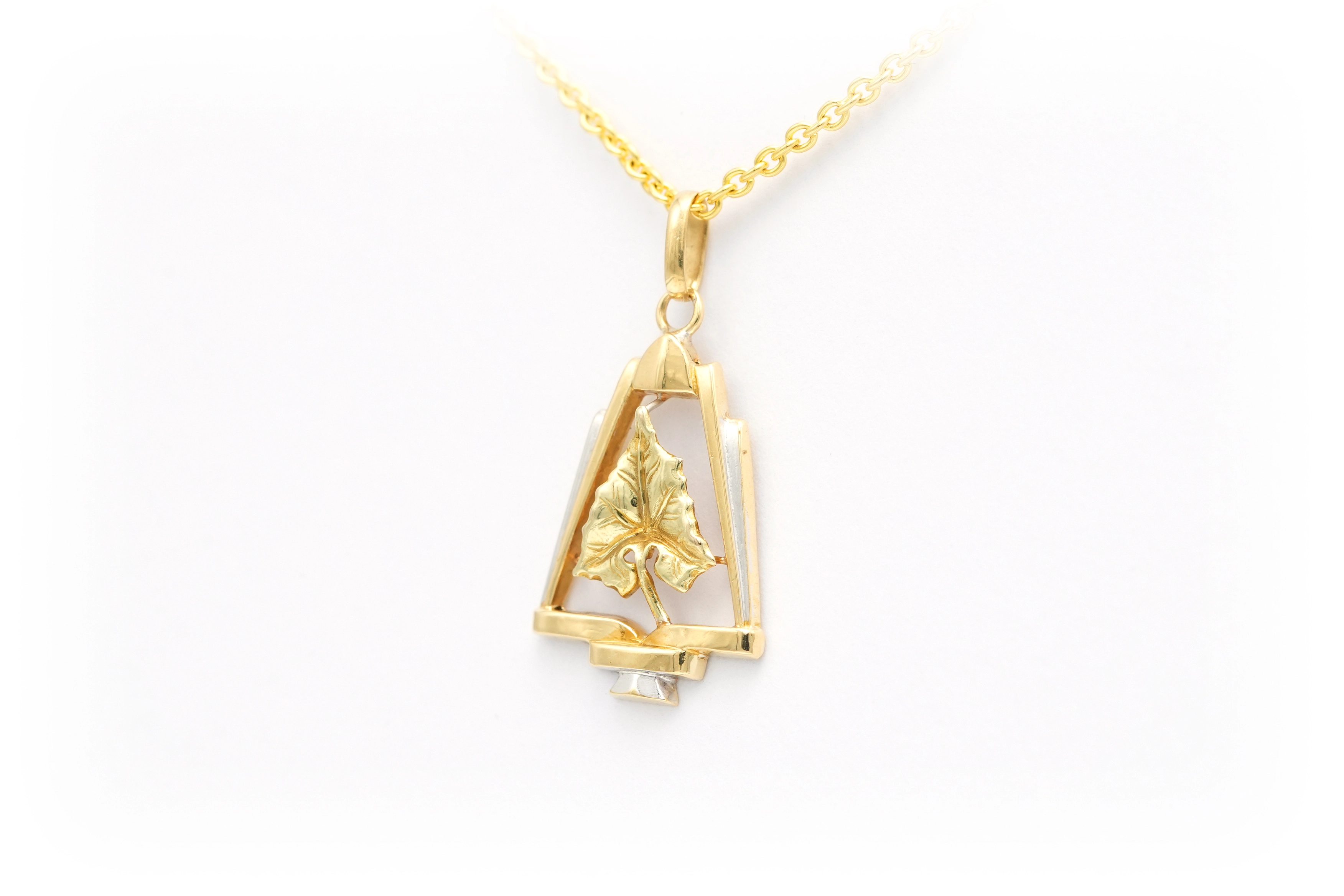 Pendentif Art Déco en or 18 carats - 2