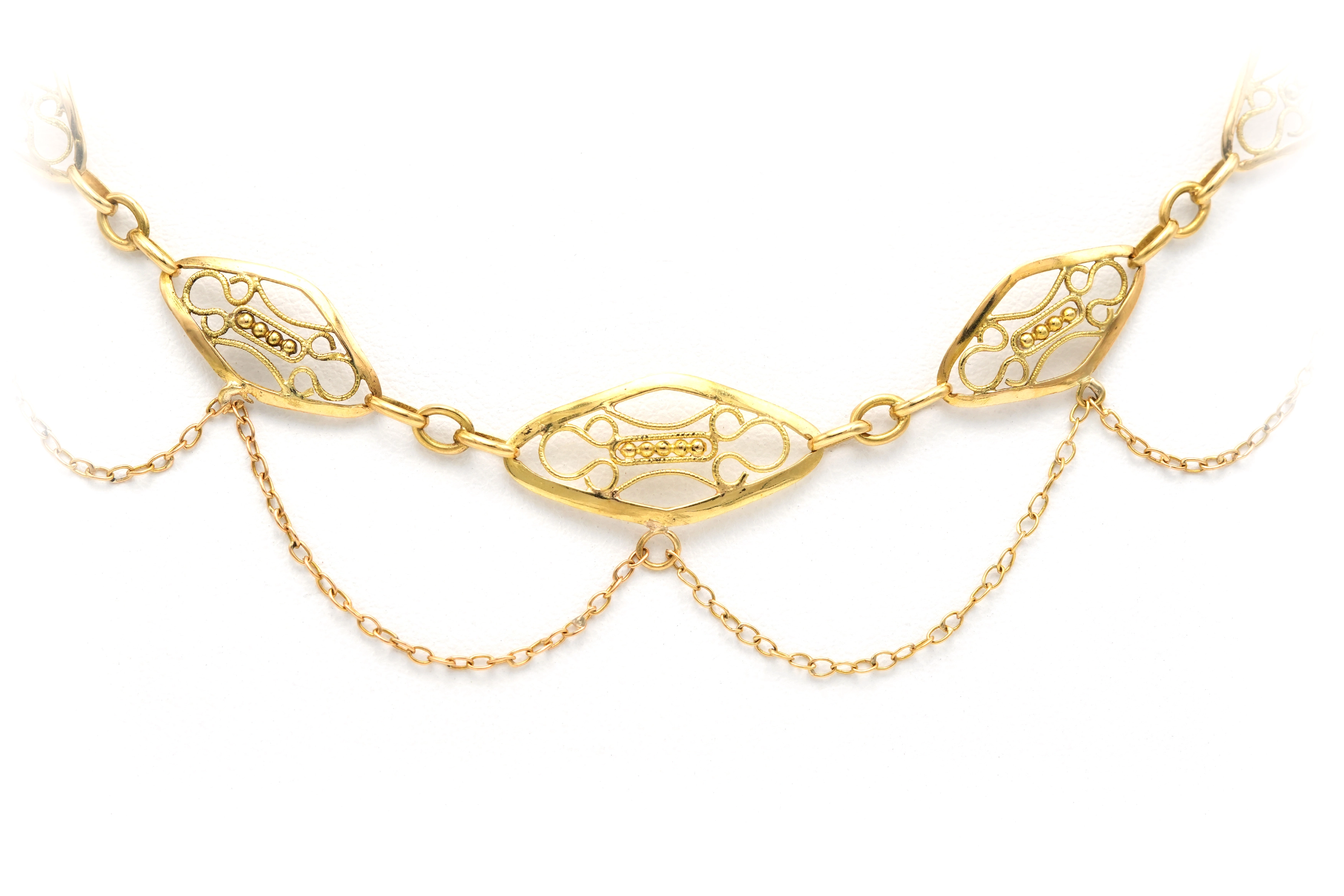 Collier Napoléon III en or jaune 18 carats - 4