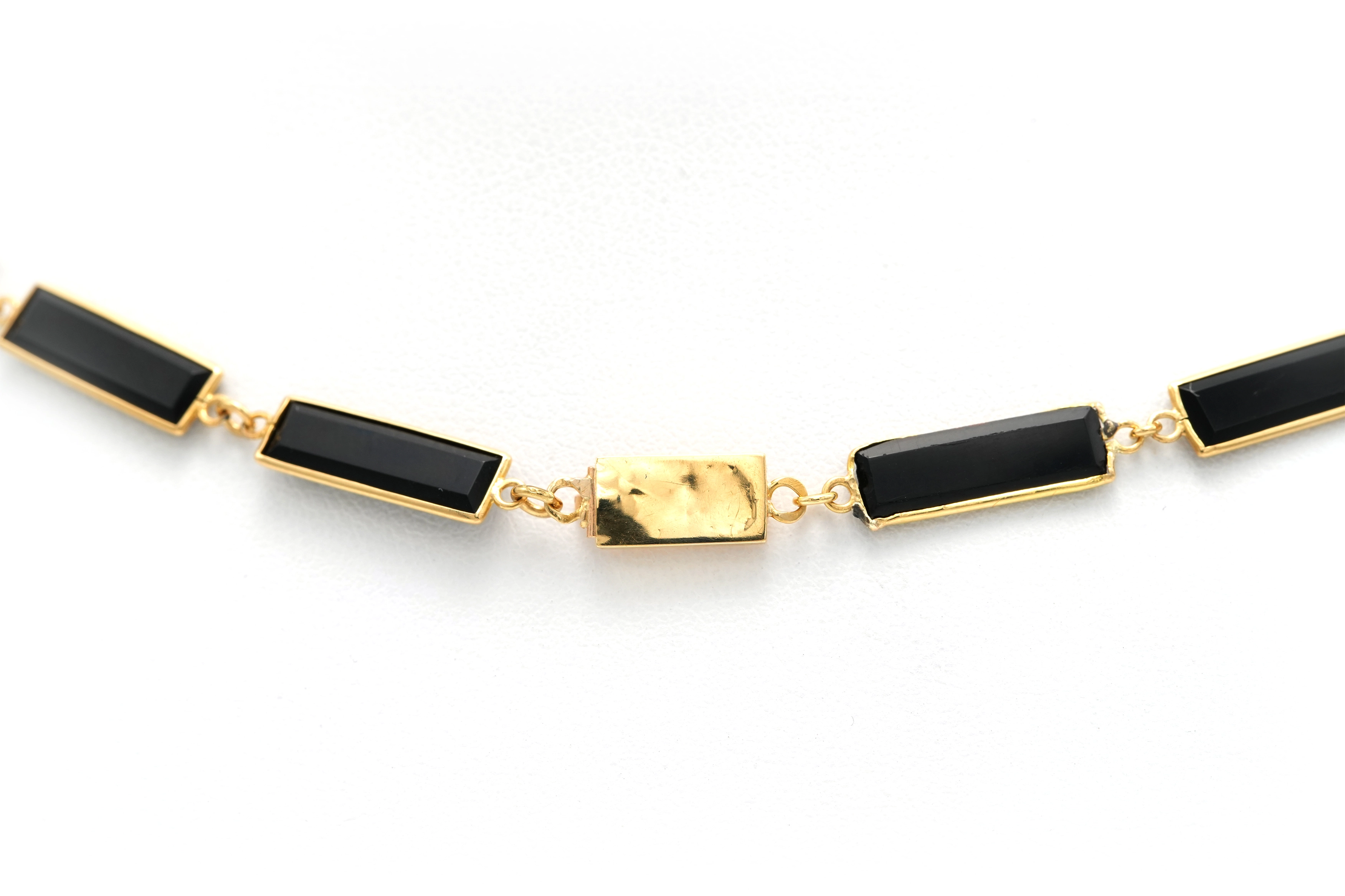 Collier Nap III en or 18 carats serti d'onyx et d'agates - 5