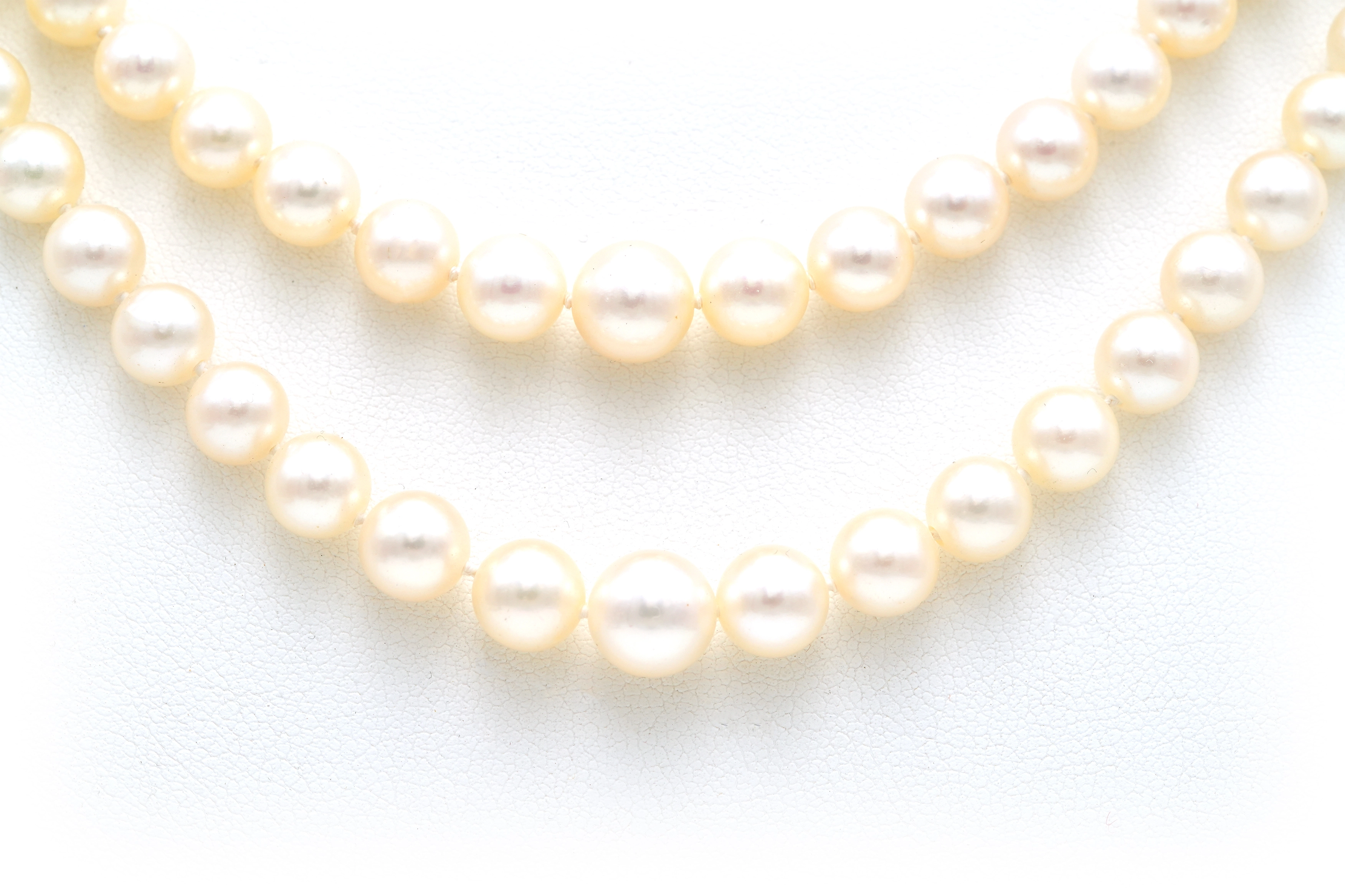 Collier contemporain en perles avec fermoir en or blanc 18 carats et turquoise - 5