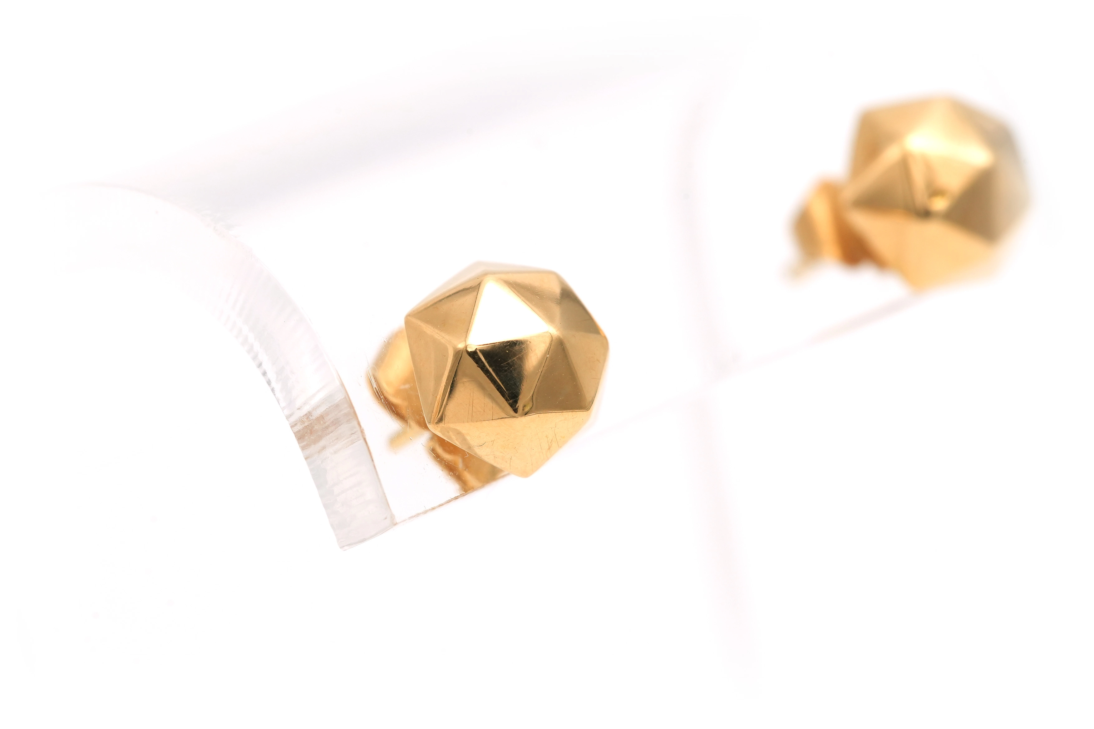 Boucles d'oreilles Art Déco en or jaune 18 carats - 7