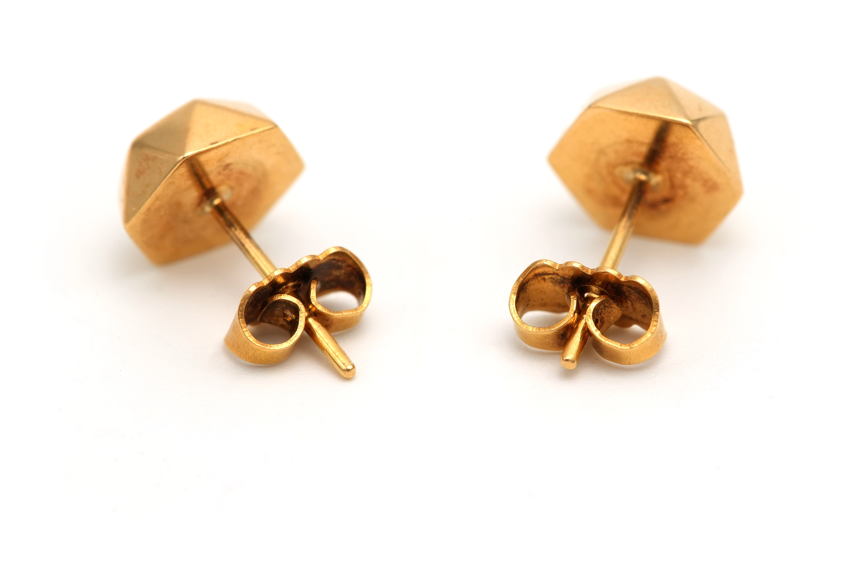 Boucles d'oreilles Art Déco en or jaune 18 carats - 2