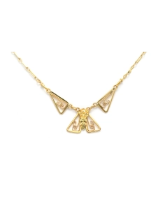 Collier Art Déco en or jaune 18 carats - 1