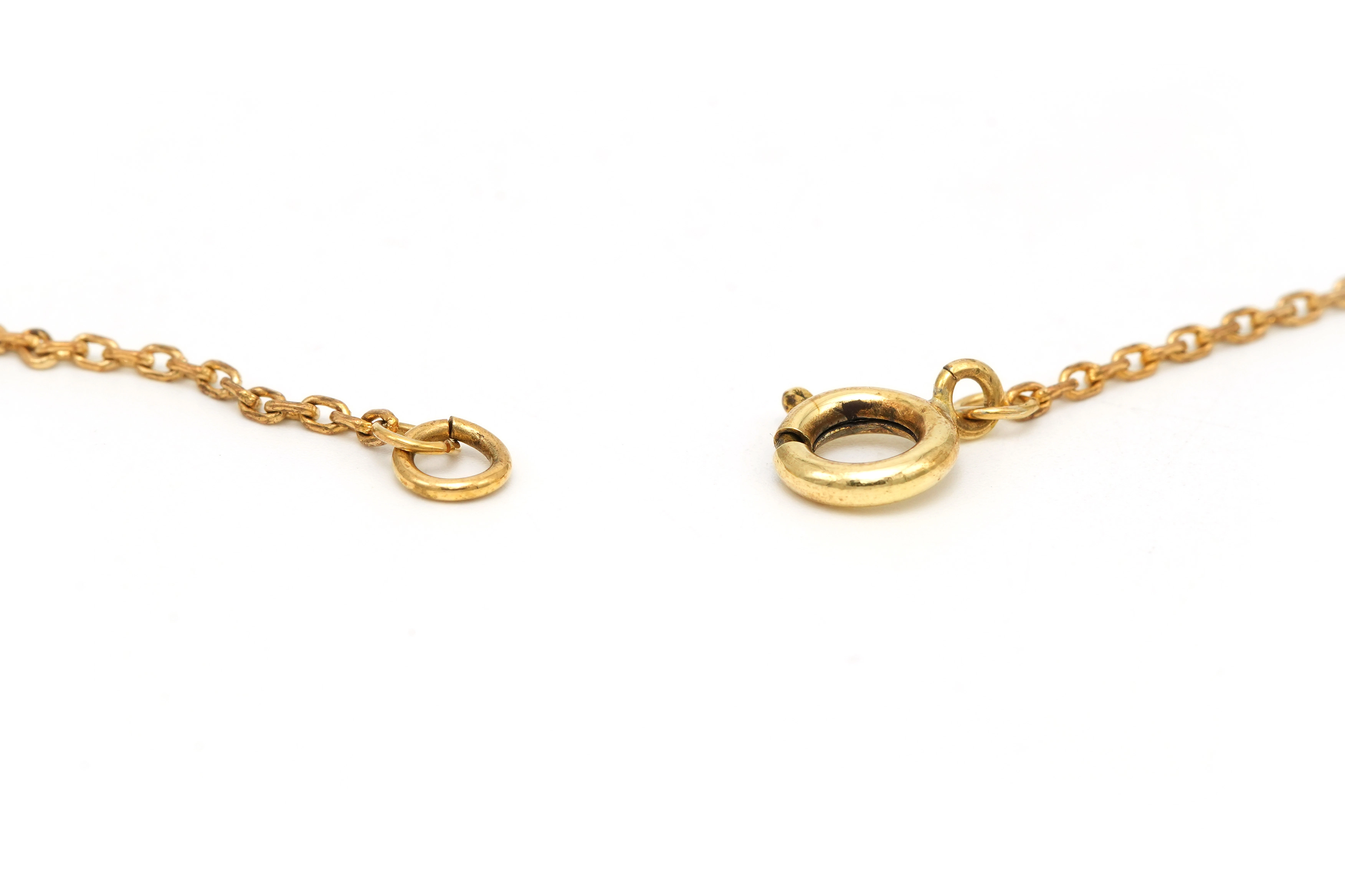 Collier Art Déco en or jaune 18 carats - 7