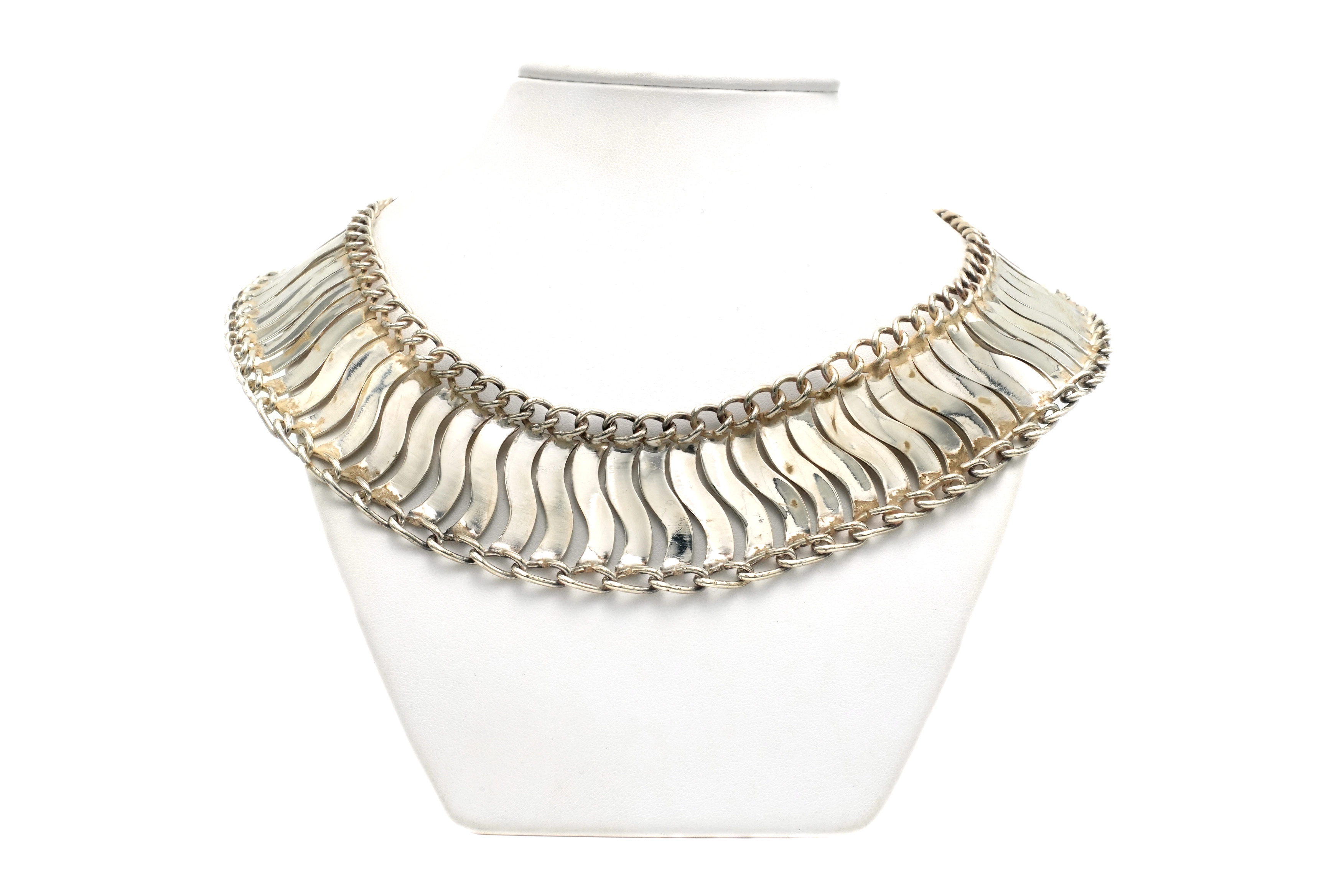 Collier contemporain en argent 925