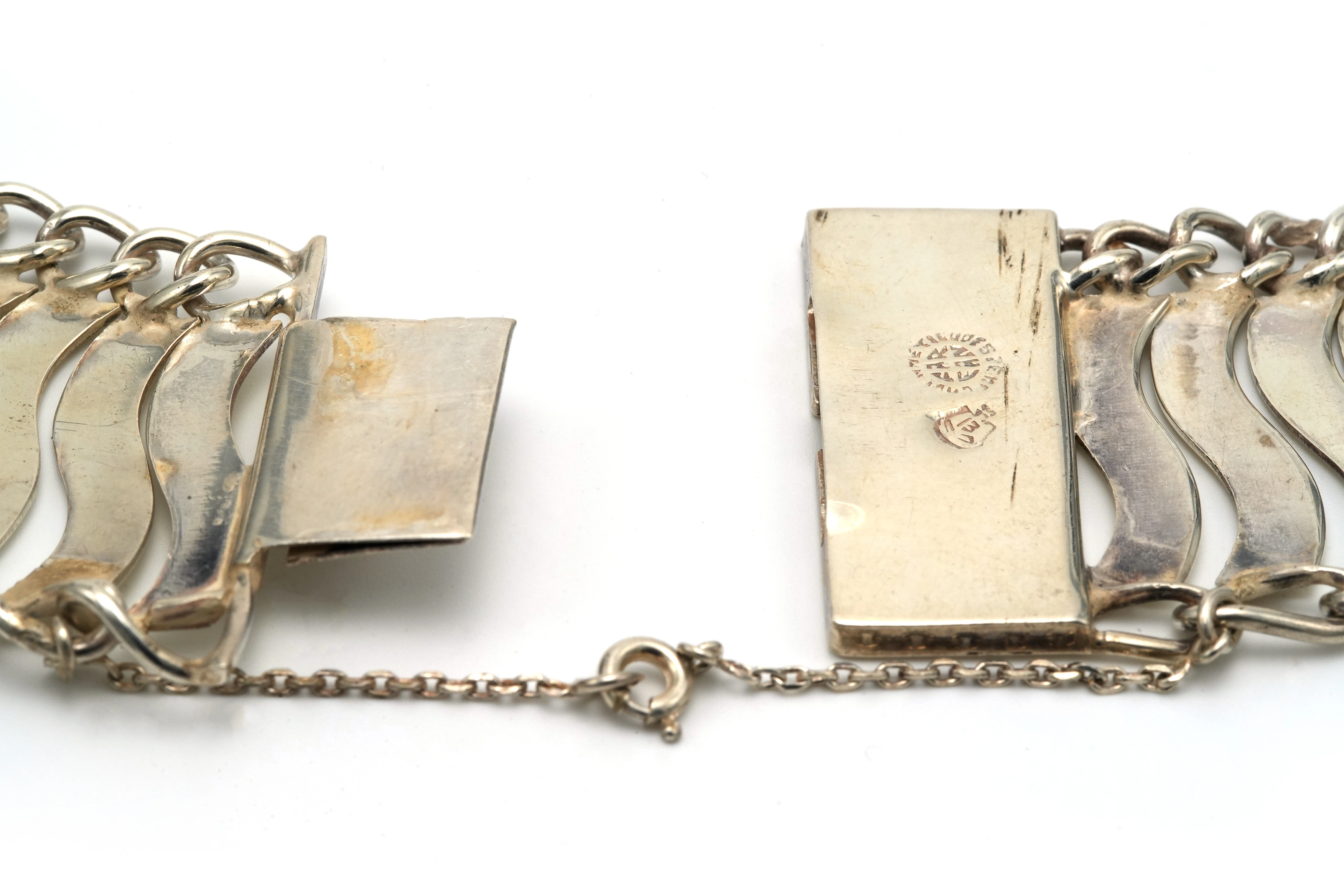 Collier contemporain en argent 925 - - 5