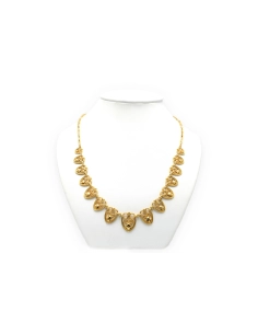 Collier Art Déco en or jaune 18 carats - 2