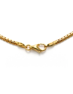 Collier contemporain en or jaune 18 carats et diamants "taille" brillant (+-0.234ct) - 6