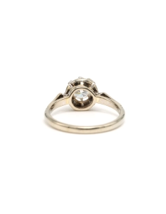 Solitaire Contemporain en or blanc 18 carats serti d'un diamant (+/- 0.60ct) - - 4