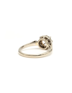 Solitaire Contemporain en or blanc 18 carats serti d'un diamant (+/- 0.60ct) - - 5